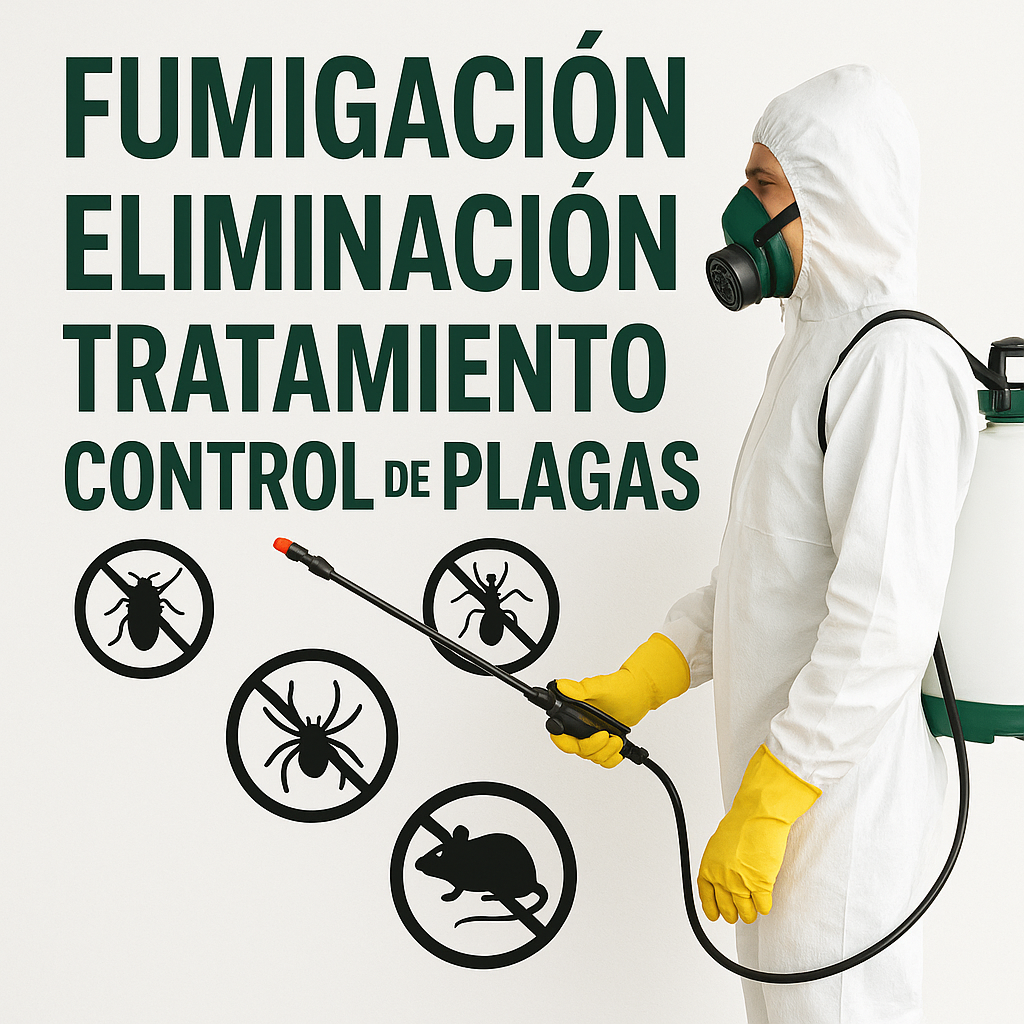 Empresa especializada en fumigación, eliminación, tratamiento y control de plagas de insectos